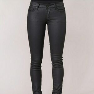 REPLAY Luz  Black Coated Skinny Jean Size 27